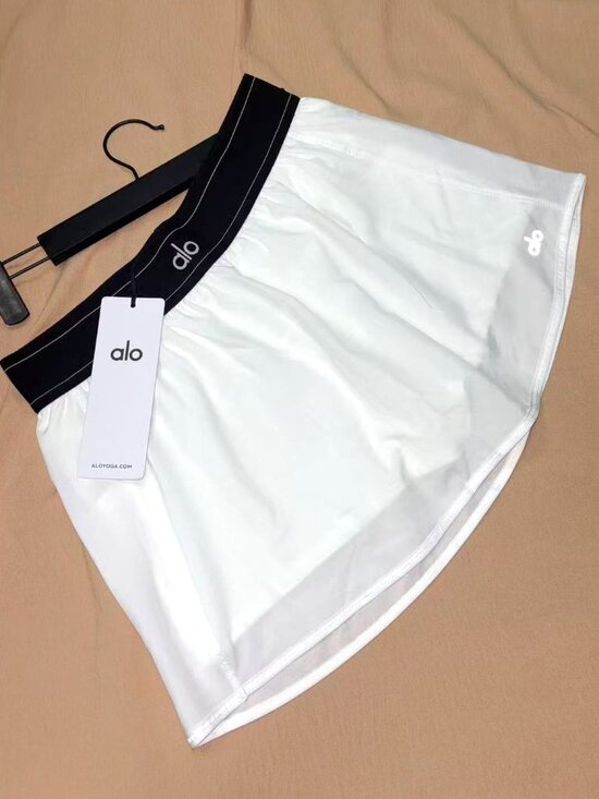 ALO Yoga Dresses & Skirts - Brand new unworn Alo Yoga Match Point women's white athletic skirt with tags